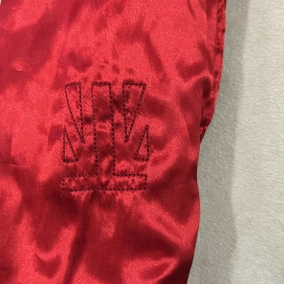 Vintage 1990s Reversible Pepe Jeans Jacket Size M. Red, White & Charcoal Gray. - Picture 14 of 16